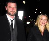 Liev Schreiber et Naomi Watts hier soir chez Cipriani