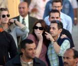 Nicolas Sarkozy et Carla Bruni visitent le site de Karnak