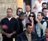 Nicolas Sarkozy et Carla Bruni visitent le site de Karnak