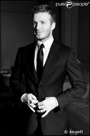 Fashion week masculine 2009-2010 à Milan : David Beckham n'a pas manqué le rendez-vous ! 