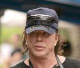 Mickey Rourke et son toutou en 2007 
