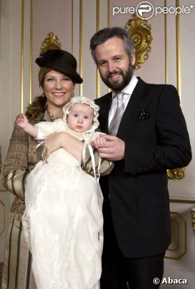 Märtha-Louise de Norvège, Ari Behn et Emma. 20/01/09 