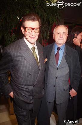 Yves Saint Laurent et Pierre Bergé