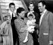 Henry Fonda, sa femme et leurs enfants Jane, Peter et Amy 