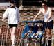 Nicole Kidman, Tom Cruise et leurs enfants Isabella et Connor, en 2001. 