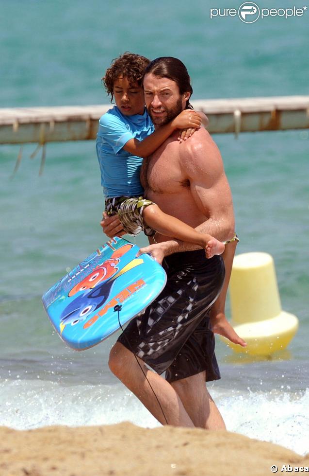 Hugh Jackman et son fils