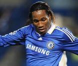 Didier Drogba sur le terrain. 