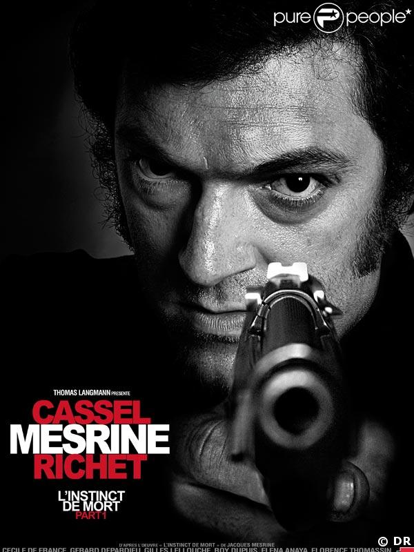 L'instinct De Mort Film L'affiche du film Mesrine : L'instinct de mort...