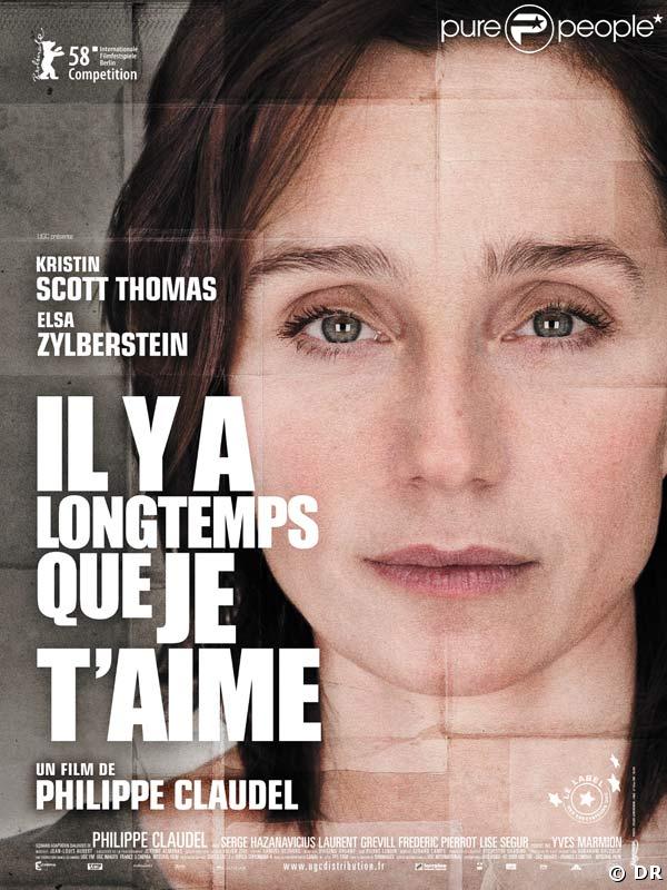 L'affiche du film Il y a longtemps que je t'aime 
