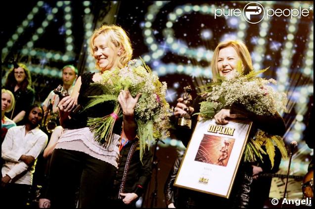 Agnetha et Frida du groupe Abba reçoivent un Lifetime Achievement Award couronnant leur carrière.