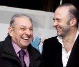 Henri et Christophe Guybet, prêts à se marrer devant  King Guillaume  