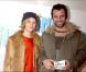 Marina Foïs et son compagnon Eric Lartigau 