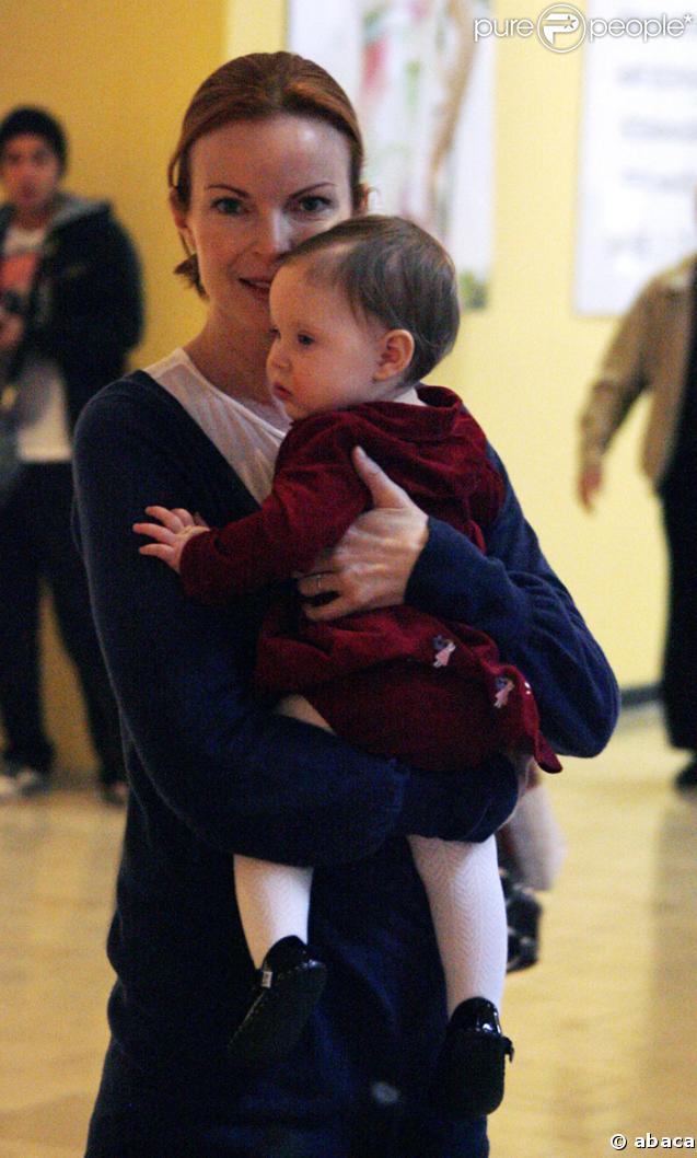 Marcia Cross avec une de ses jumelles: Eden ou Savannah ? 