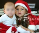 Le petit Ayrton et sa soeur font le bonheur de Véronika  Loubry 
