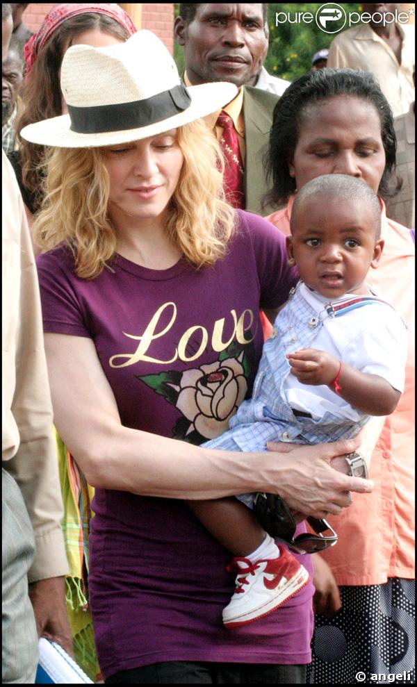Madonna et le petit David