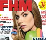Emma Daumas en couv de FHM