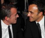 Christophe Dechavanne et Nikos Aliagas au dîner de la mode 2009 au profit du Sidaction