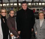 Estelle Lefébure, Lorie, David Douillet et Bernadette Chirac 