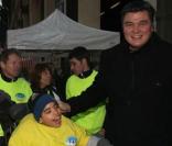 David Douillet et les enfants 