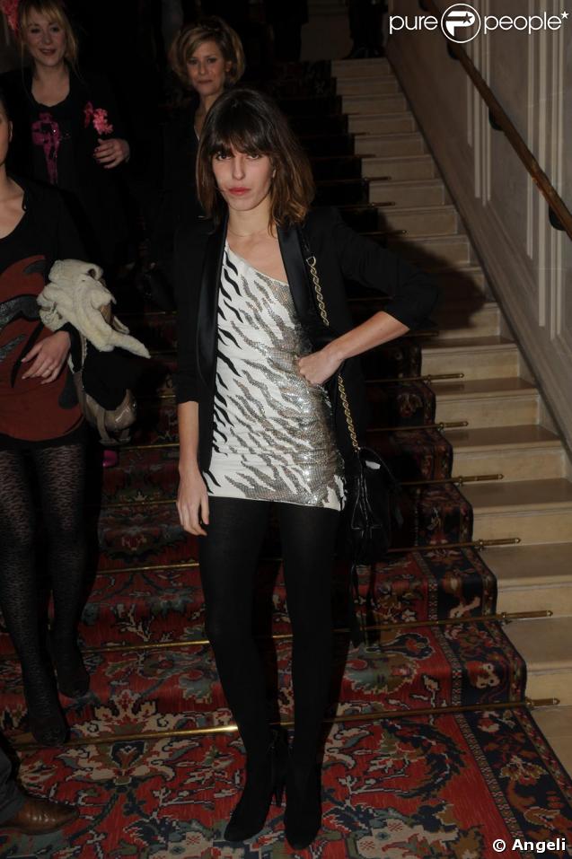 Lou Doillon au défilé Etam lingerie