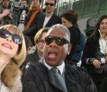 Anna Wintour et le grand journaliste de mode André Leon Talley