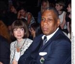 Anna Wintour et le grand journaliste de mode André Leon Talley