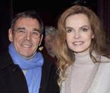 Michel Corbière et Cyrielle Claire à la générale de la pièce  Bonté Divine . 09/02/09