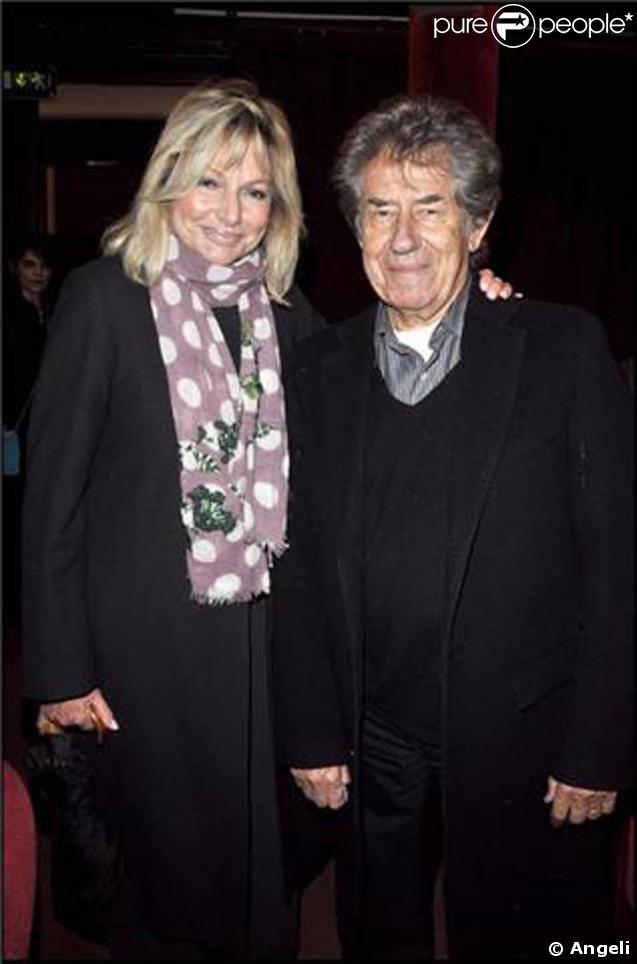 Maryse et Philippe Gildas à la générale de la pièce  Bonté Divine . 09/02/09