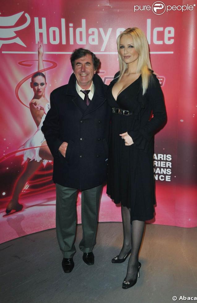 Bernard Menez et Adriana Karembeu à Holiday on Ice