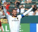 David Beckham durant un match du Galaxy contre le FC Dallas le 26 octobre 2008 