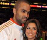 Eva Longoria hier à Phoenix pour soutenir son mari Tony Parker