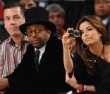 Eva Longoria et Spike Lee hier à Phoenix <br />
