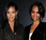 Solange Knowles et Zoe Saldana 