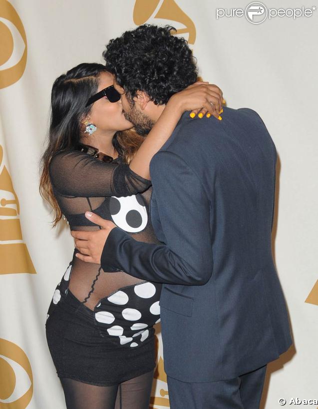 M.I.A et BenBrewer son fiancé  