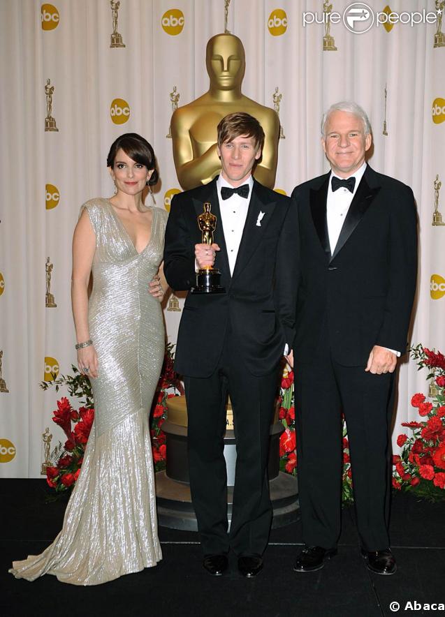  Dustin Lance Black, Tina Fey et Steve Martin  