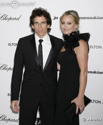 Christine Taylor et Ben Stiller, en total look black ! 22/02/09