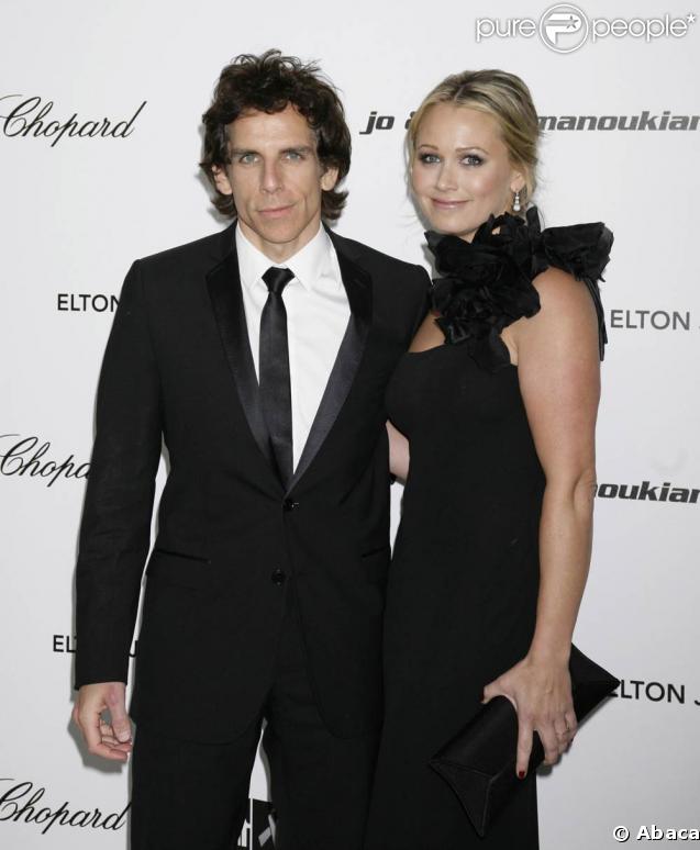 Christine Taylor et Ben Stiller, en total look black ! 22/02/09