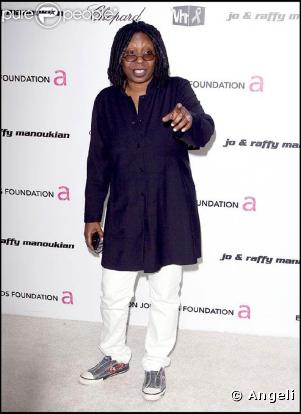 Whoopi Goldberg à la soirée d'Elton John ! 22/01/09