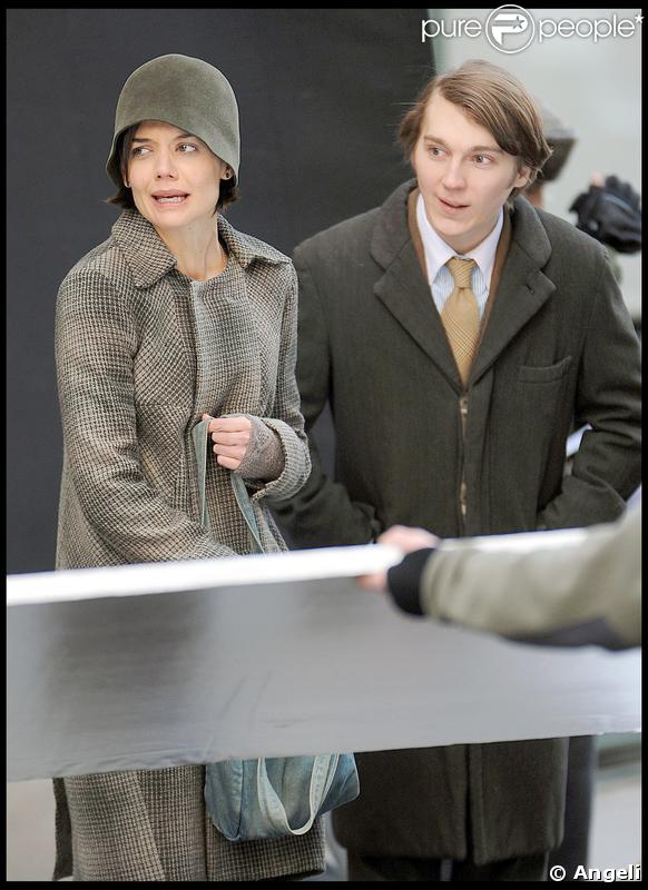 Katie Holmes, sur le tournage de son nouveau film, joue une séquence émotion... 25/02/09