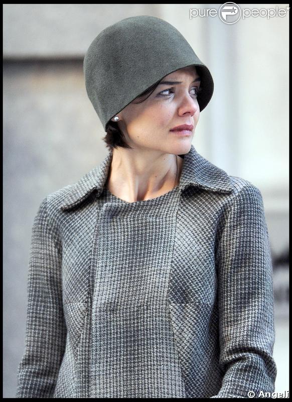 Katie Holmes, sur le tournage de son nouveau film, joue une séquence émotion... 25/02/09
