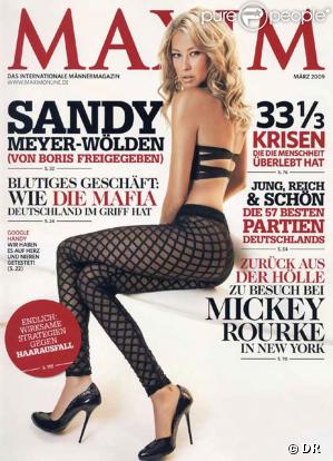 Sandy Meyer-Wölden dans  Maxim  Allemagne