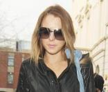 Lindsay Lohan en balade à Londres le 27 février 2009