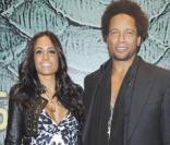 Gary Dourdan et sa compagne très amoureux à Milan le week-end du 1er mars
