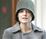 Katie Holmes en tournage à New York le 25/02/2009