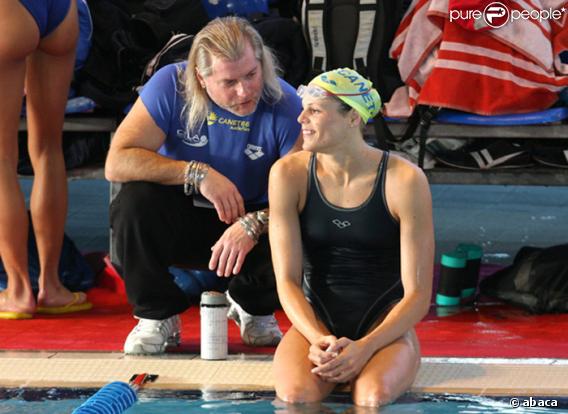 Philipe Lucas et Laure Manaudou 
