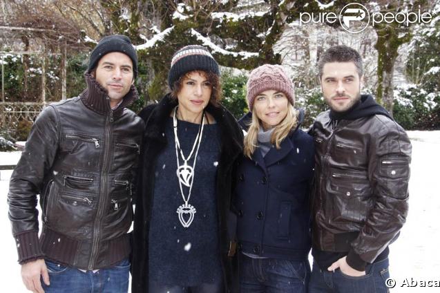Filip Nikolic, Viktor Lazlo, Nathalie Vincent et Anthony Dupray, membres de la  Brigade Navarro . 