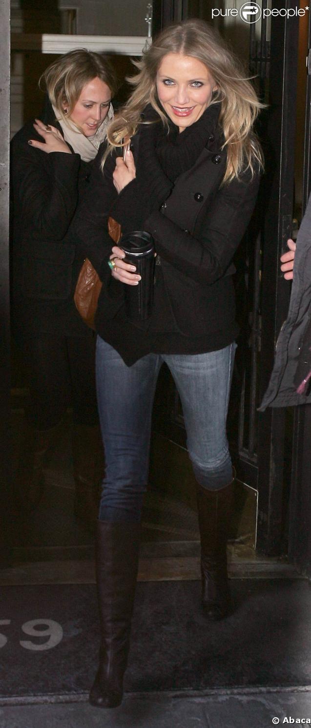 Cameron Diaz se rend à l'émisson de Jimmy Fallon. 04/03/09