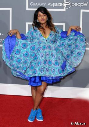 M.I.A aux 51e Grammy Awards en février 2009 