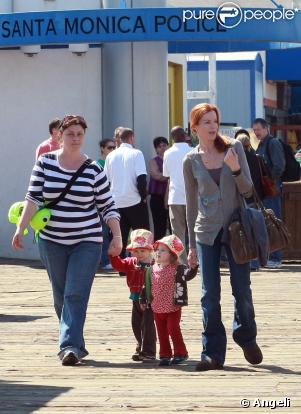 Marcia Cross passe l'après-midi avec ses filles