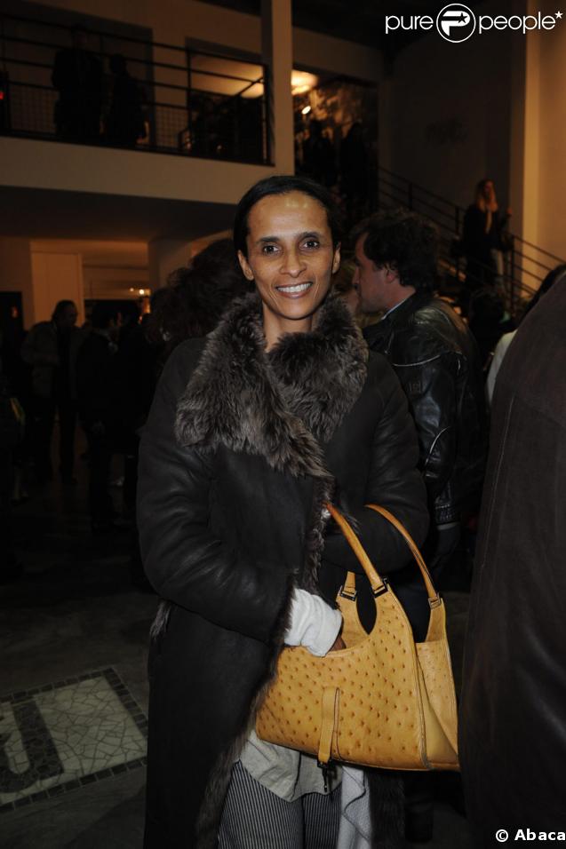 Karine Silla lors de l'inauguration de Merci, le 5 mars 2009